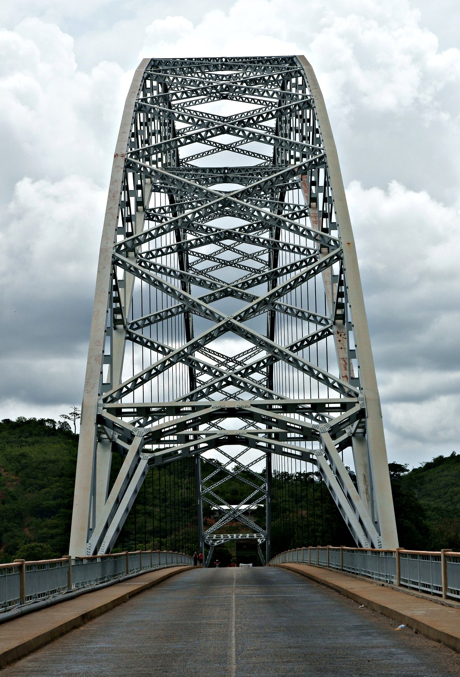 Adome Bridge over the Volta River in Ghana